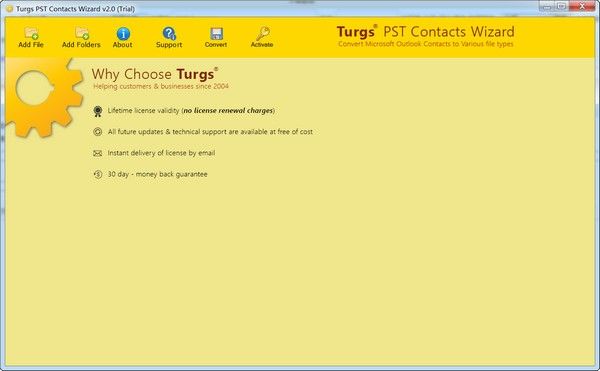 Turgs PST Contacts Wizard(PST联系人提取工具)下载