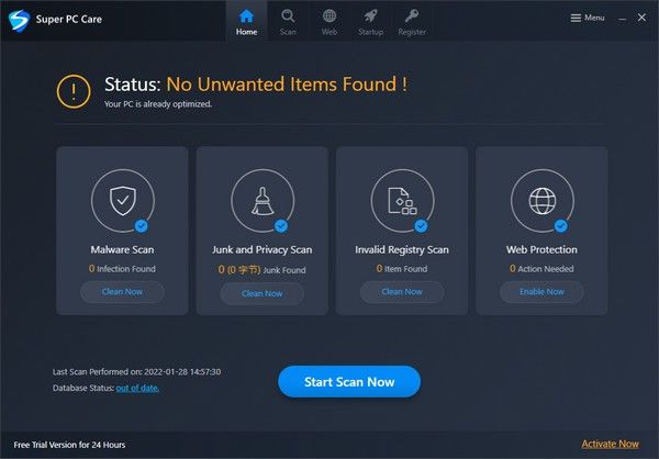 Super PC Care(恶意软件扫描与清理工具)下载