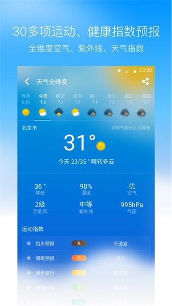 奈斯天气预报软件截图1