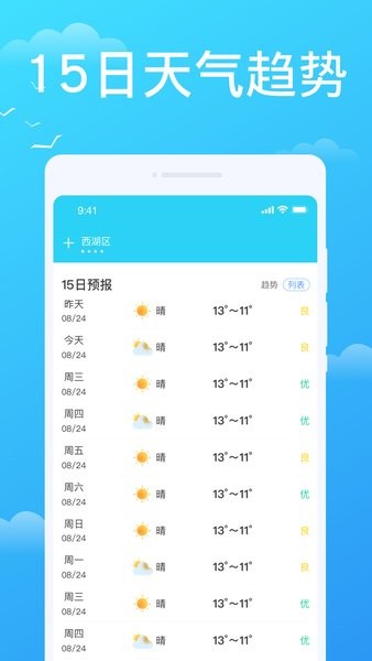 懒人天气预报最新版本软件截图2