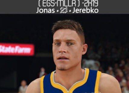 NBA2K19约纳斯杰雷布科身形面补MOD下载