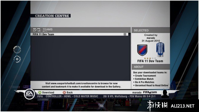 国际足球大联盟11（FIFA 11）4项属性修改器下载