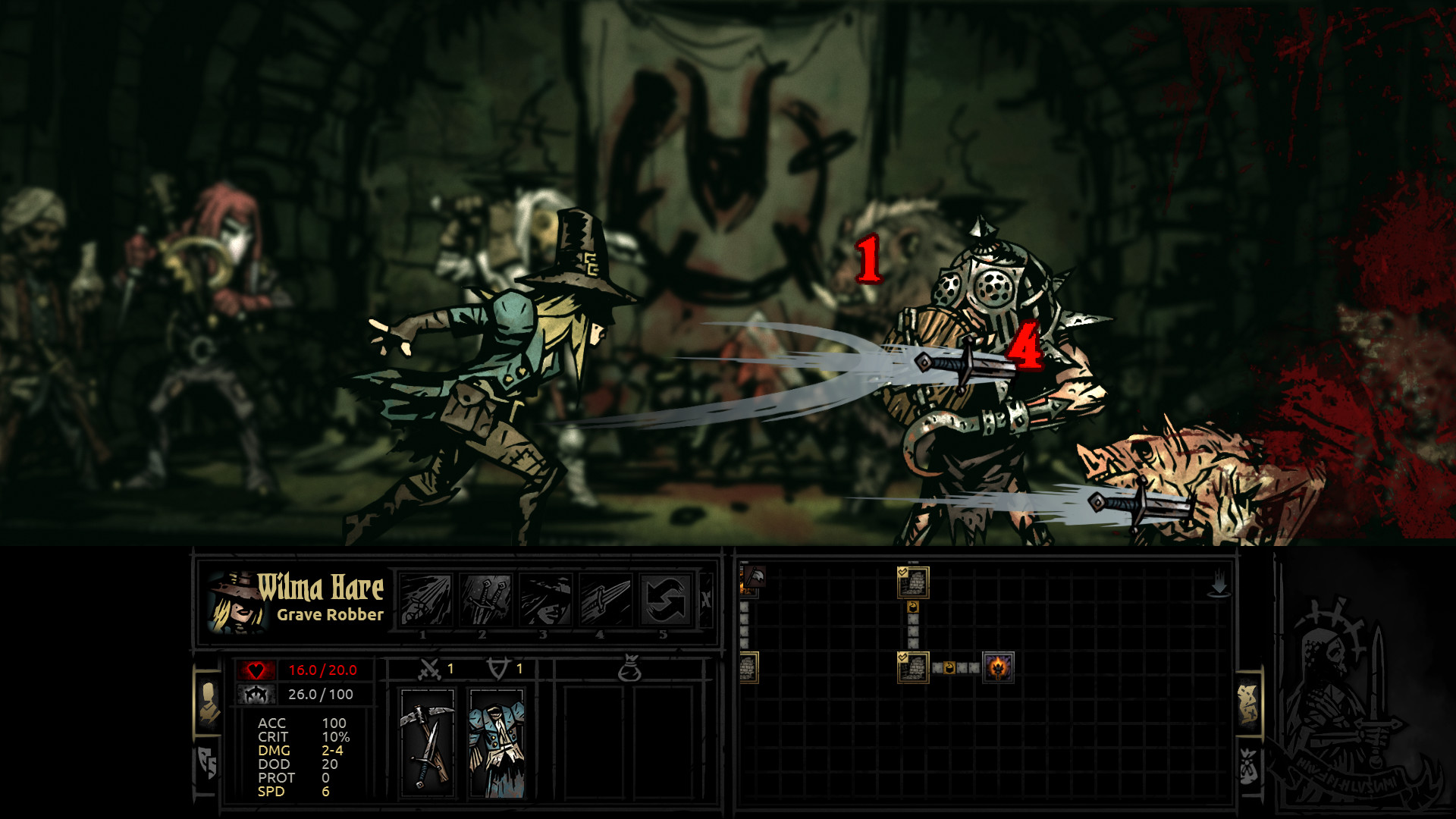 暗黑地牢（Darkest Dungeon）女刺客职业MOD v1.41版下载