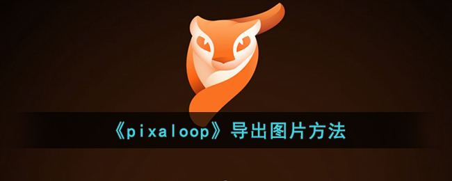 《pixaloop》导出图片方法