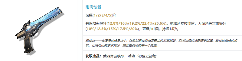 《鸣潮》秋水武器选择建议