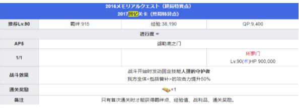 FGO五周年回忆关卡攻略大全 5周年回忆关卡配置奖励详解[多图]图片4