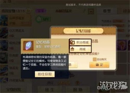 梦想新宠物技能书作用是什么