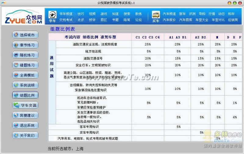 众悦驾驶员模拟考试系统下载