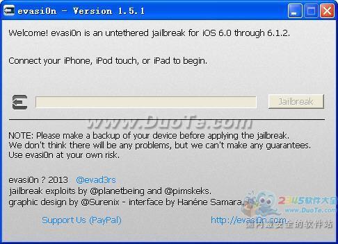 evasi0n(iOS 6.x完美越狱工具)下载