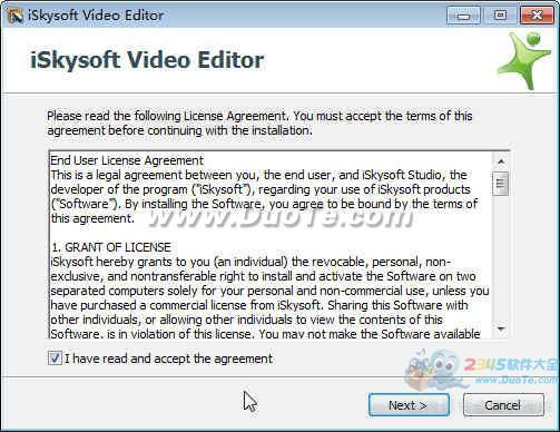 iSkysoft Video Editor（视频编辑器）下载