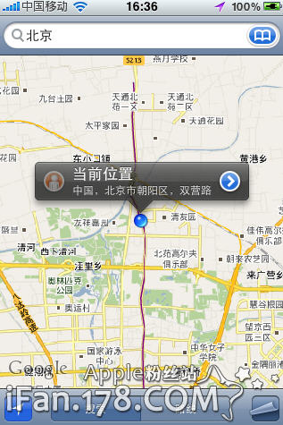 如何使用iphone看地图