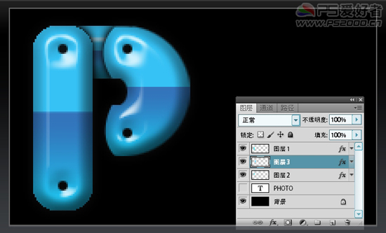 Photoshop文字特效教程之制作立体卡通文字