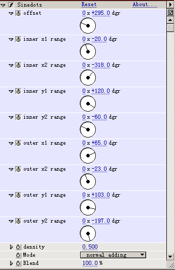 After Effects 基础教程之滤镜Sinedots 