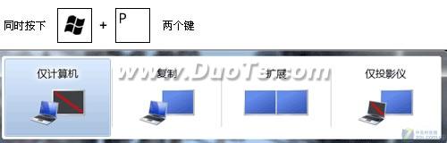 屏幕切换新方法 Windows 7设置有妙招