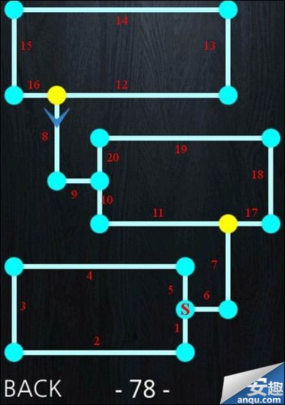 《一笔画》71-80关完整通过攻略