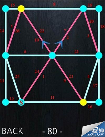 《一笔画》71-80关完整通过攻略