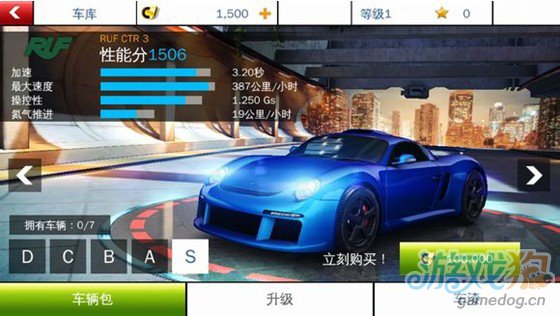 《狂野飙车8》车辆信息介绍：RUF CTR 3