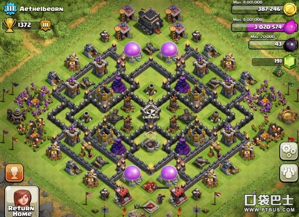 部落战争(Clash of Clans)COC九本引导阵破阵详解