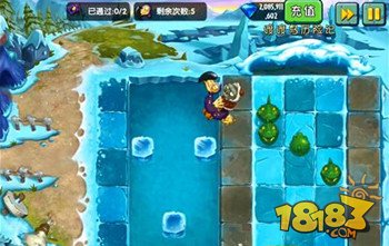 《植物大战僵尸2》冰河世界第12天通关攻略