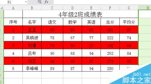 excel表格隔行自动填充颜色方法介绍