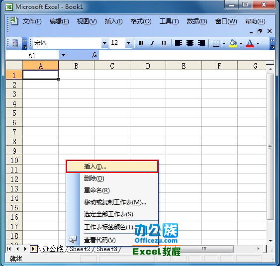 小窍门！Excel如何添加工作表及修改工作表标签名默认为Sheet1