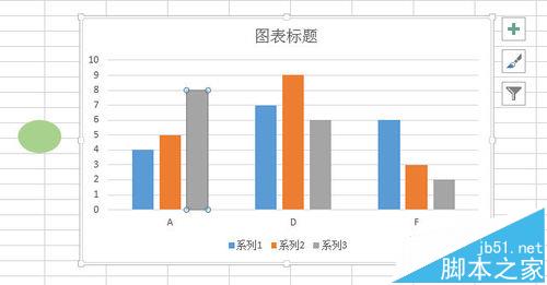 Excel图表怎么将柱形图表形状改变成心形显示?学学吧！