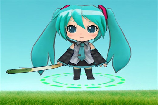 萌初音3D桌面精灵截图