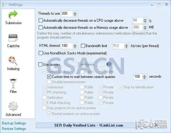 GSA Search Engine Ranker(搜索引擎)下载