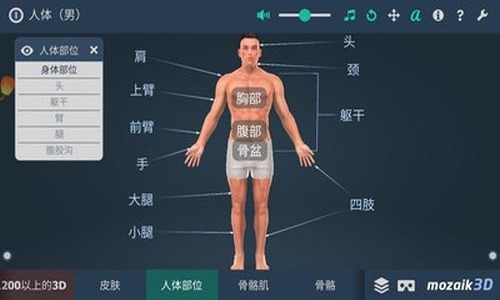 人体解剖3D模型软件截图1