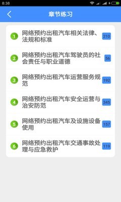 网约车从业证模拟考题软件截图1