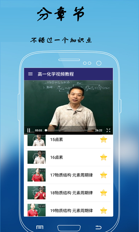 高一化学视频教程软件截图1