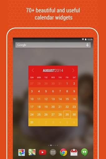 Month The Calendar Widget