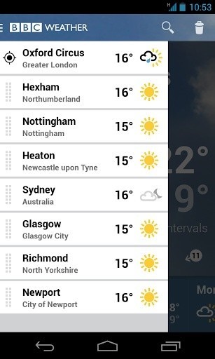 BBC Weather软件截图1