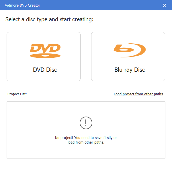 Vidmore DVD Creator(DVD刻录工具)下载