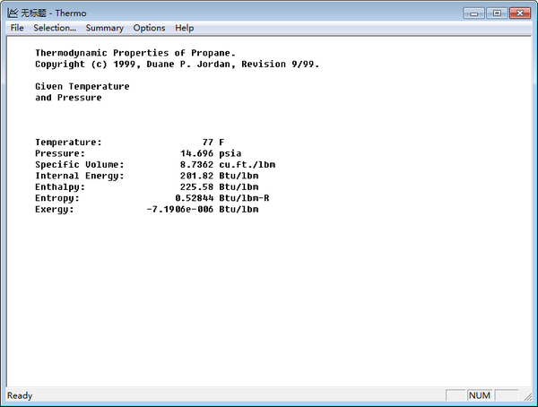 丙烷计算软件(Thermo)下载