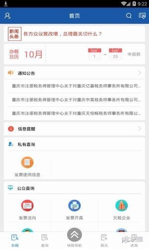 重庆电子税务局12366软件截图3