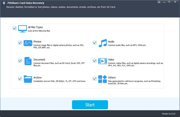 7thShare Card Data Recovery(内存卡数据恢复软件)下载