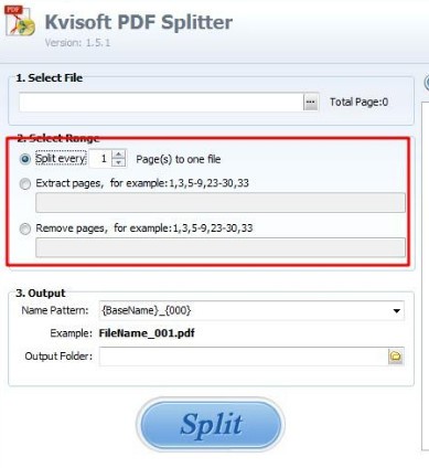 Kvisoft PDF Splitter(PDF分割工具)下载