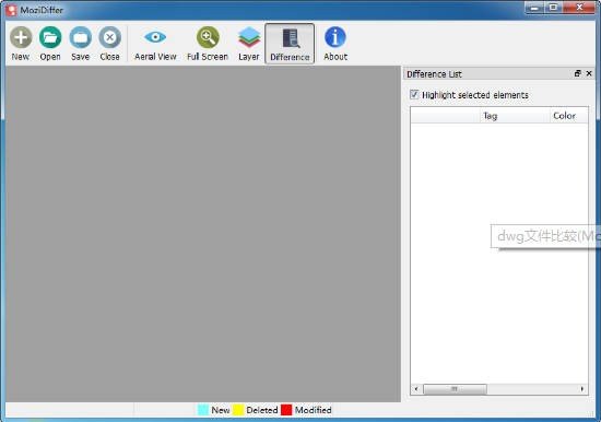 CAD图纸对比软件(MoziDiffer)下载