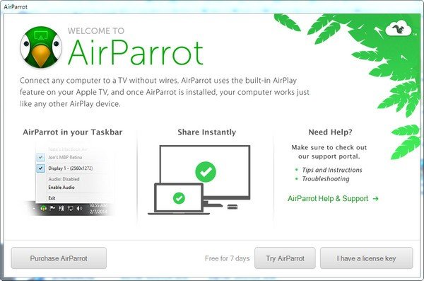 PC传屏工具(AirParrot)下载