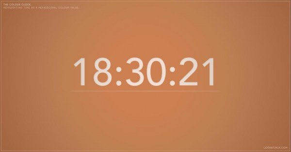 时钟屏保彩色版(TheColourClock)下载