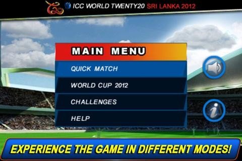 T20板球世界杯2012软件截图1