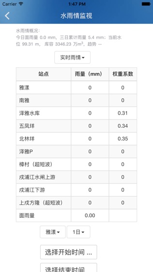 水库管理软件截图2