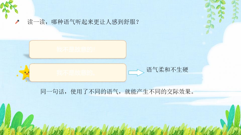 《注意说话的语气》口语交际PPT教学课件下载