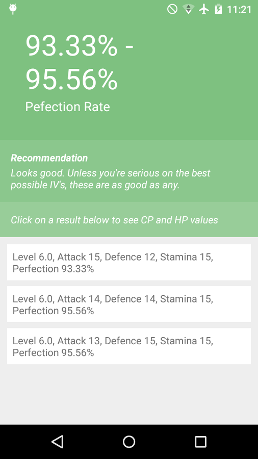 pokemon go 个体值计算器(IV Calculator for Pokemon Go)软件截图1