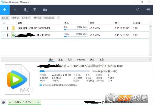 代替迅雷下载BT免费神器（Free Download Manager）下载