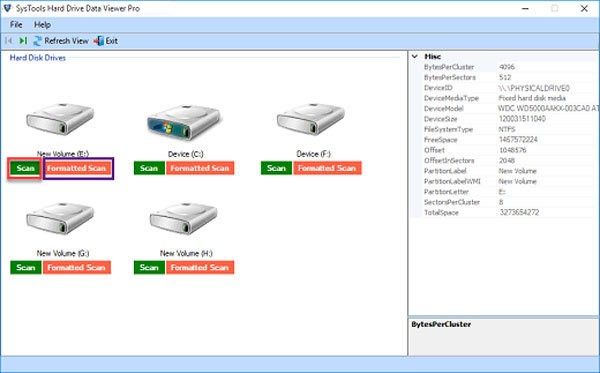 SysTools Hard Drive Data Viewer Pro(文件恢复工具)下载