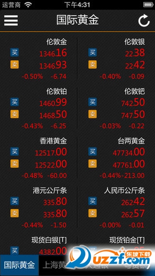 黄金交易行情软件(24k99黄金宝)软件截图0