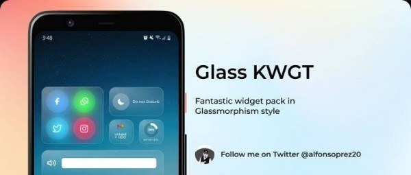 Glass KWGT软件截图3