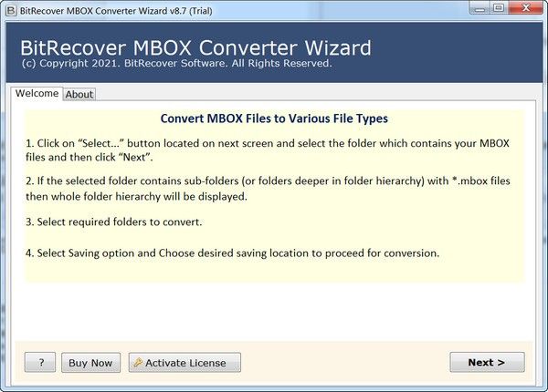 BitRecover MBOX Converter Wizard(MBOX邮件转换工具)下载